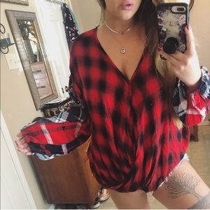 Umgee Tops - Umgee plaid blouse Umgee Tops - Umgee plaid blouse